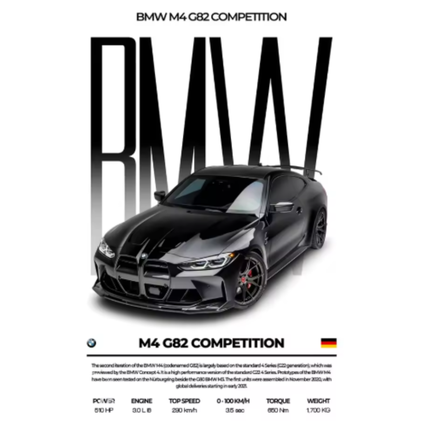 Poster Inspirado en BMW MotionHaus