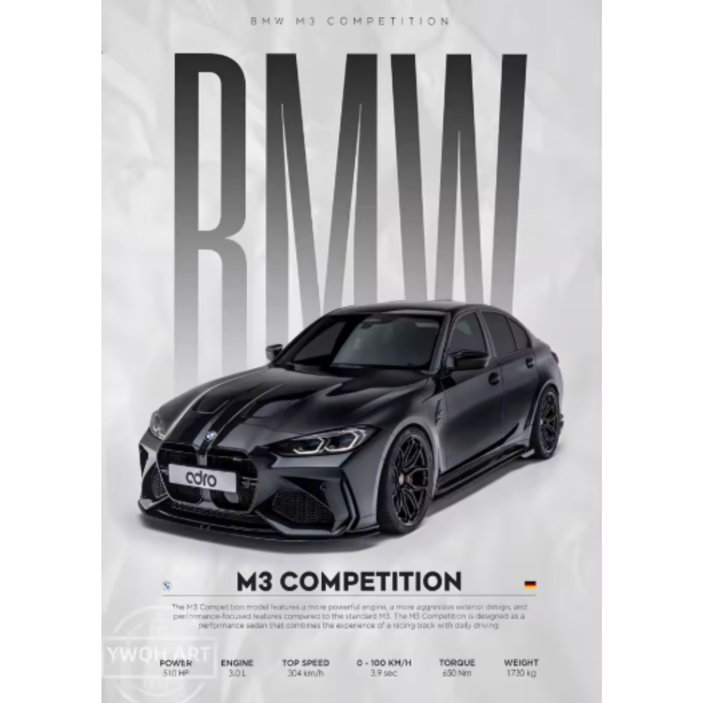 Poster Inspirado en BMW MotionHaus