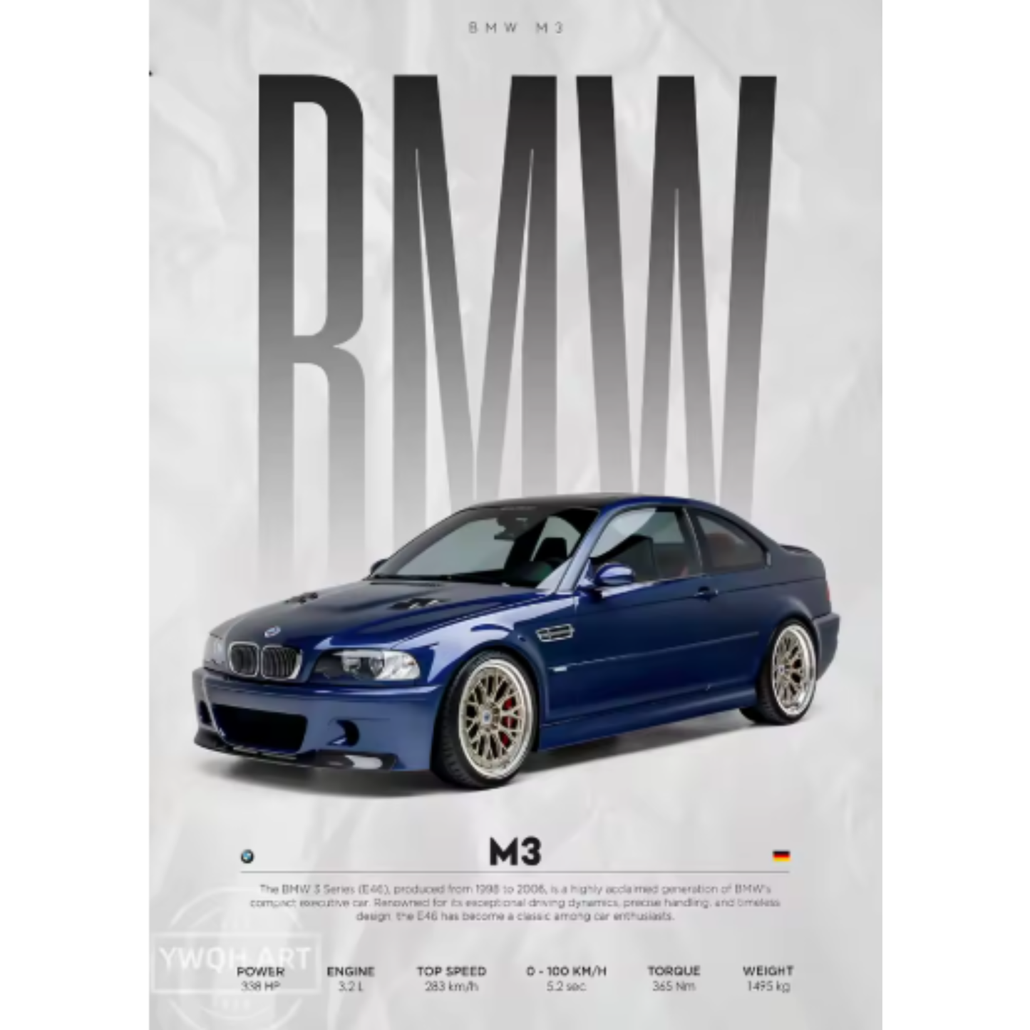 Poster Inspirado en BMW MotionHaus